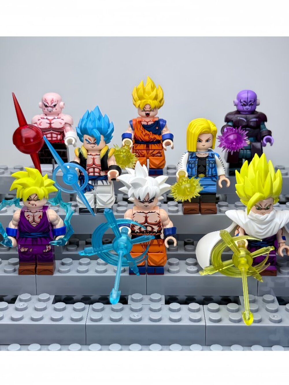 Dragon Ball Z Custom Minifigures Lot of 8